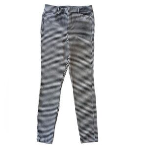Old Navy Black and White Dress Pants with Slim Fit and Tapered Leg size 10 TALL